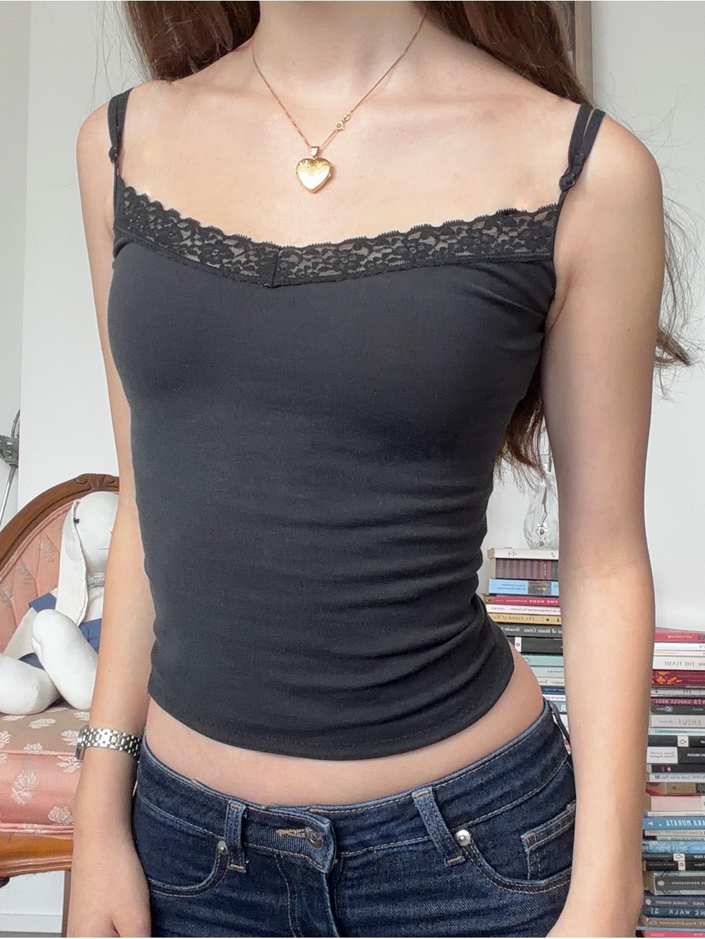 Black Lace Tank